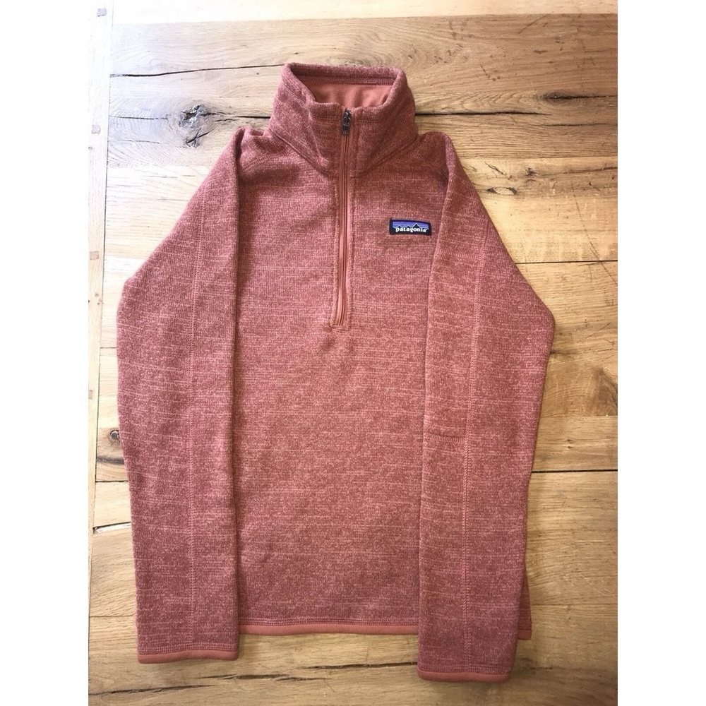 Patagonia Women's Better Sweater 1/4 Zip Fleece Century Burnt Orange Size XXL